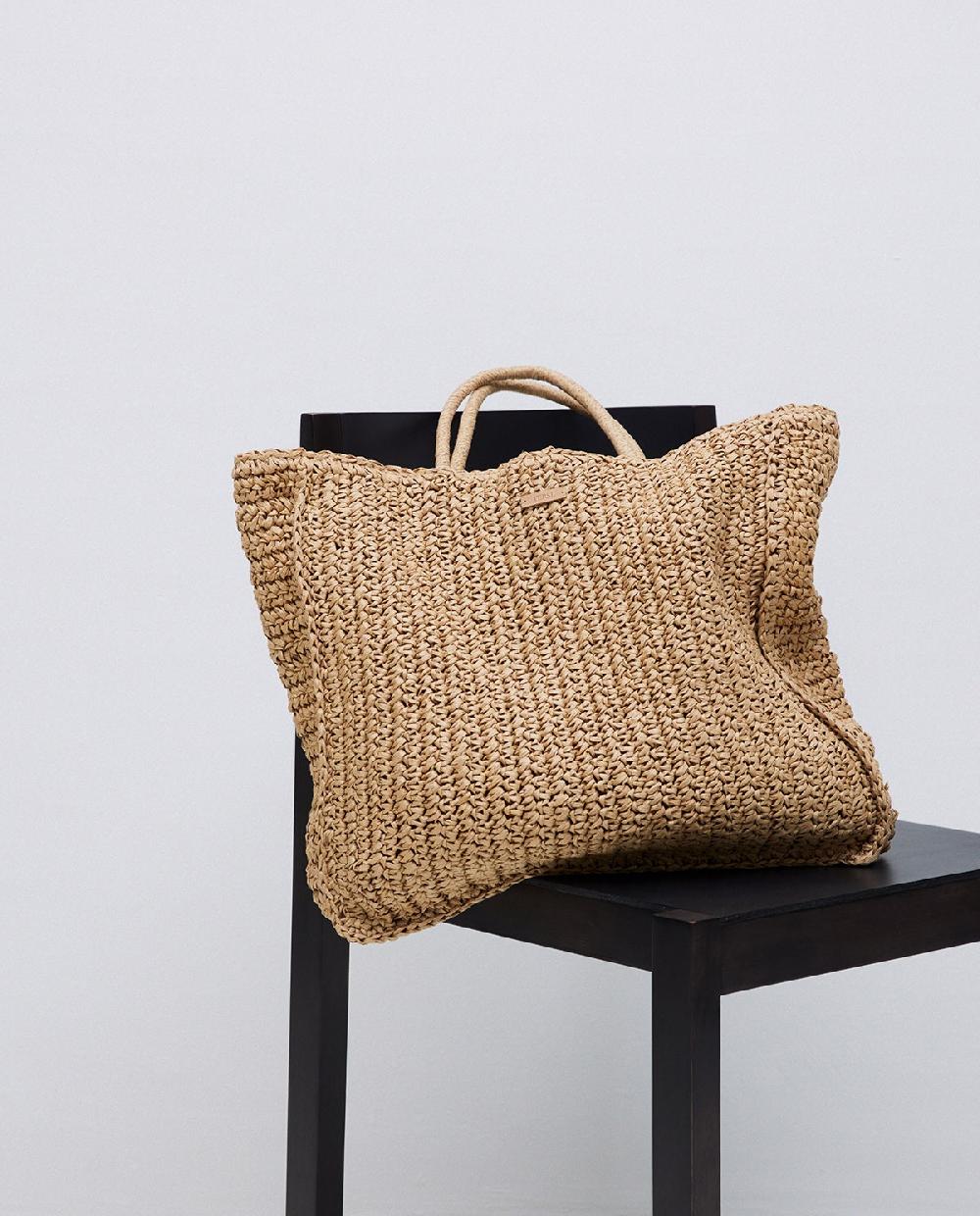 yerse Bolso Shopper Rafia natural 2025