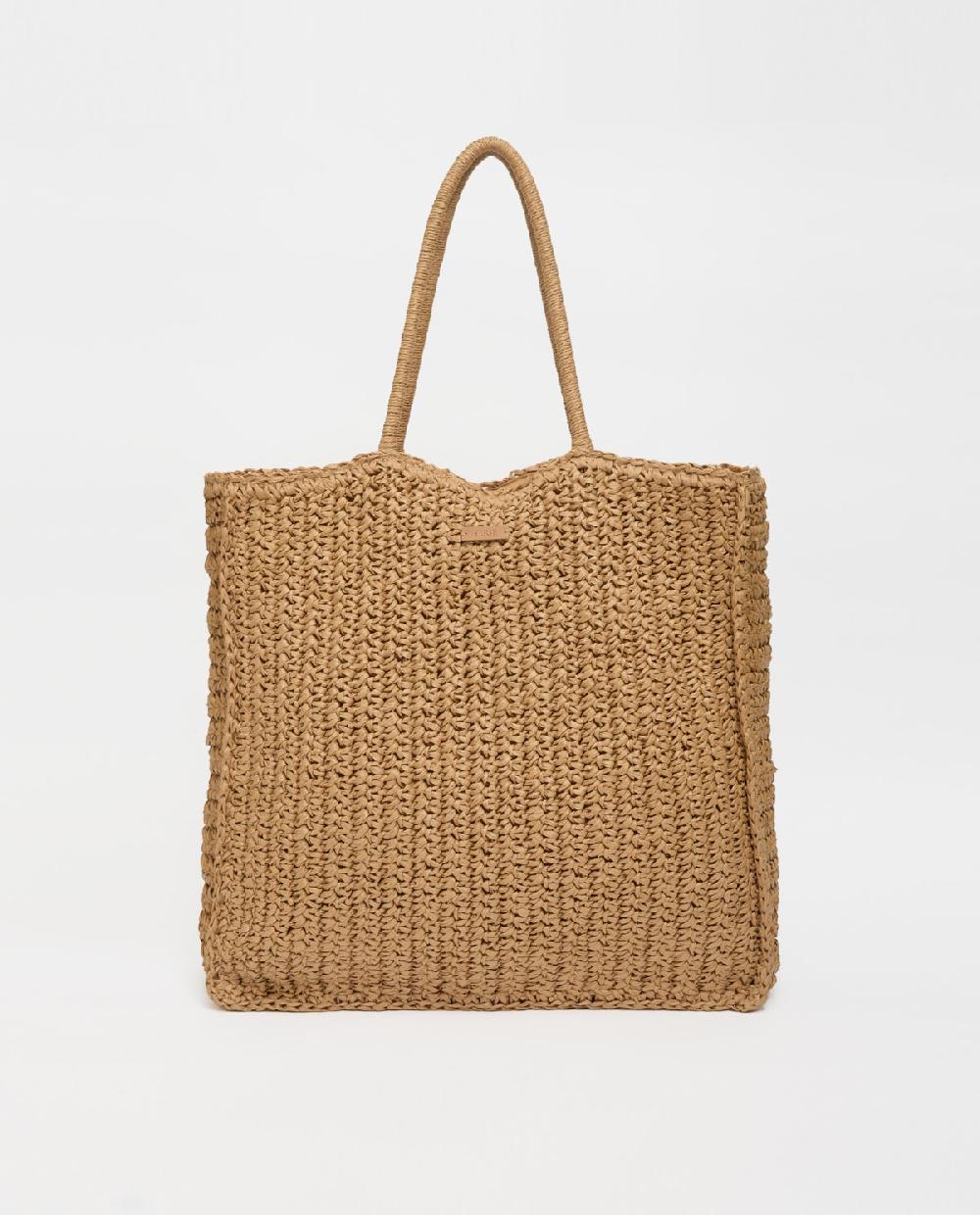 yerse Bolso Shopper Rafia natural 2025
