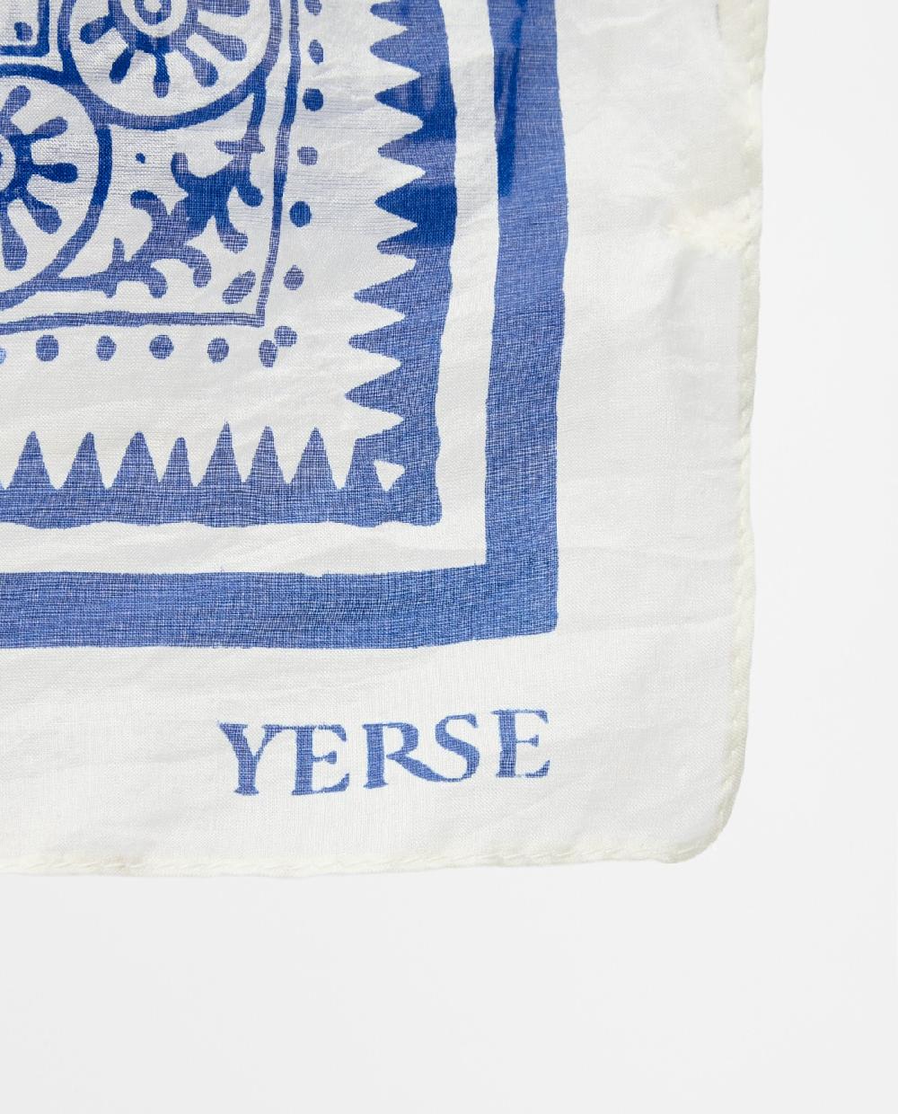 yerse Pañuelo seda azul Rebajas online