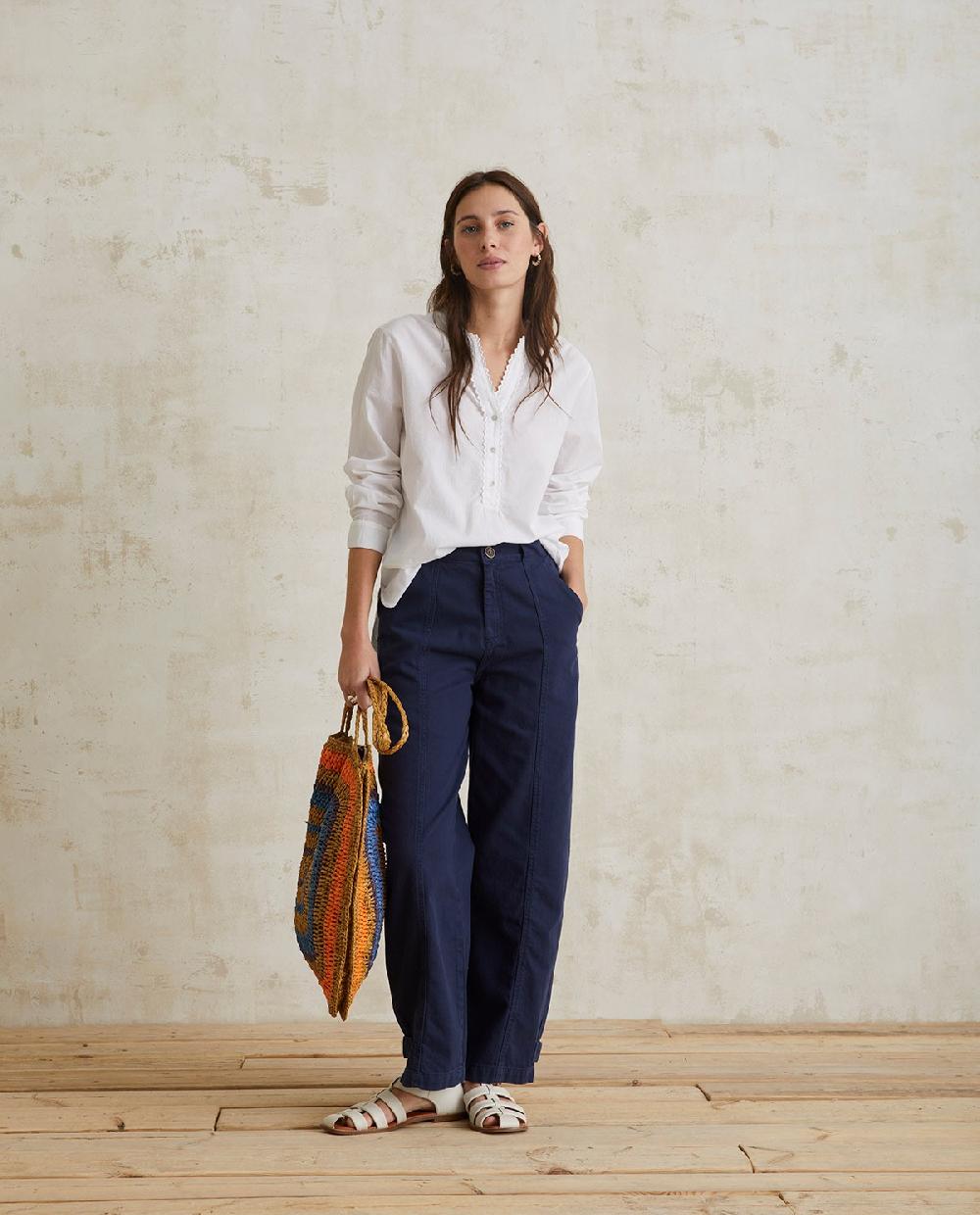 yerse Pantalón denim carrot azul oscuro COMPRAR AHORA