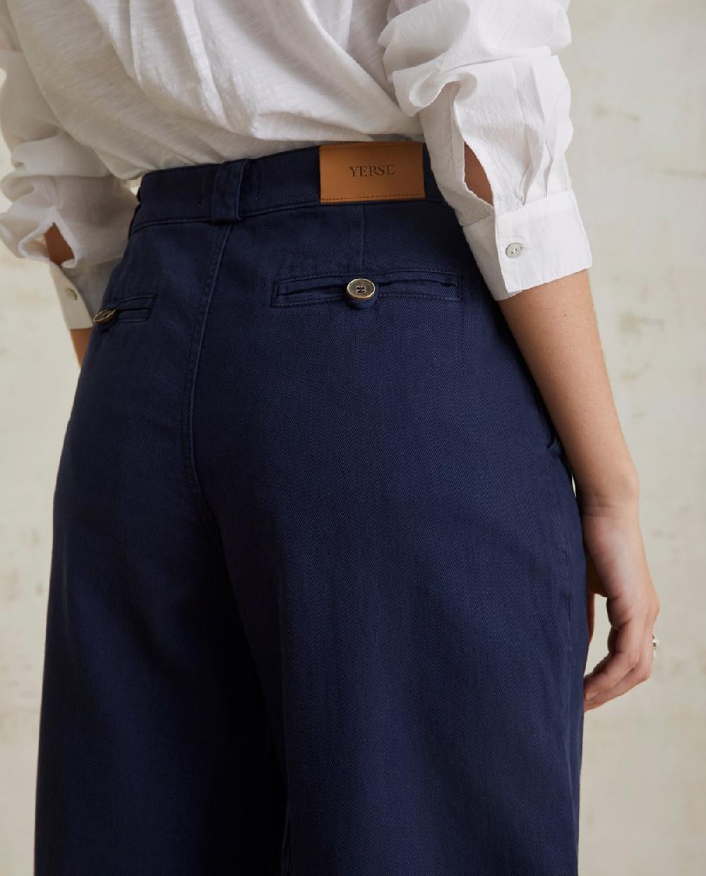 yerse Pantalón denim carrot azul oscuro COMPRAR AHORA