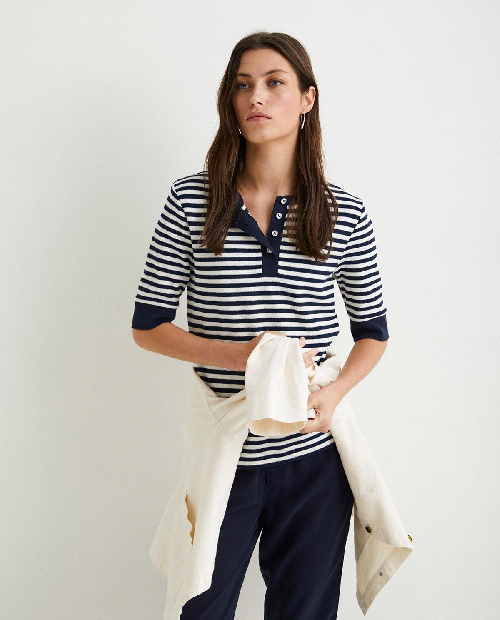 yerse Pantalón fluido tencel azul oscuro Solo queda un día