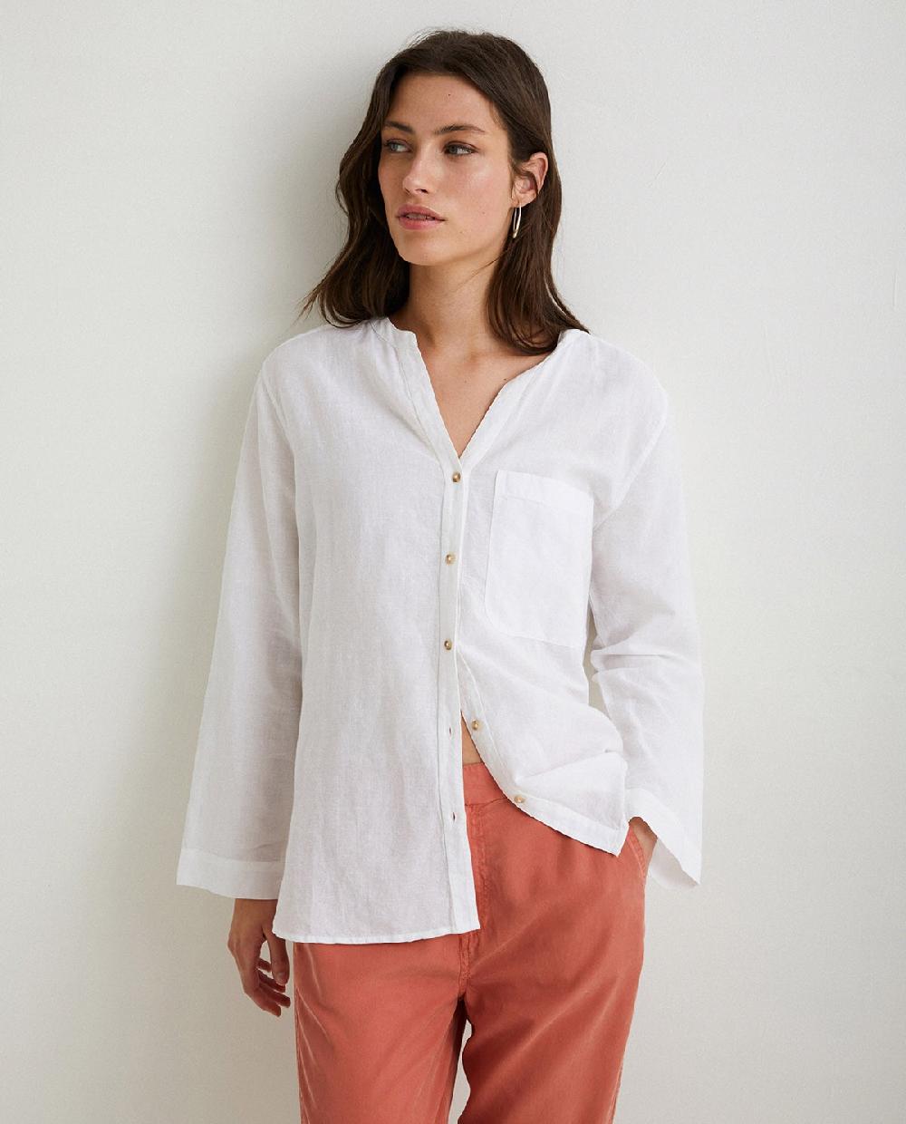 yerse Pantalón fluido tencel naranja Superdescuento