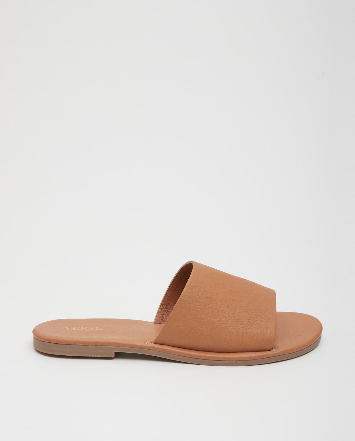 yerse Sandalia 100% piel camel Última moda