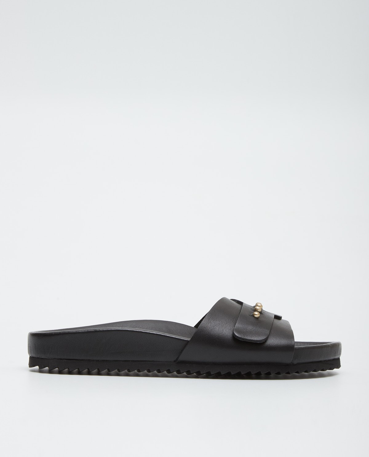 yerse Sandalia 100% piel negro Descuento por venta flash