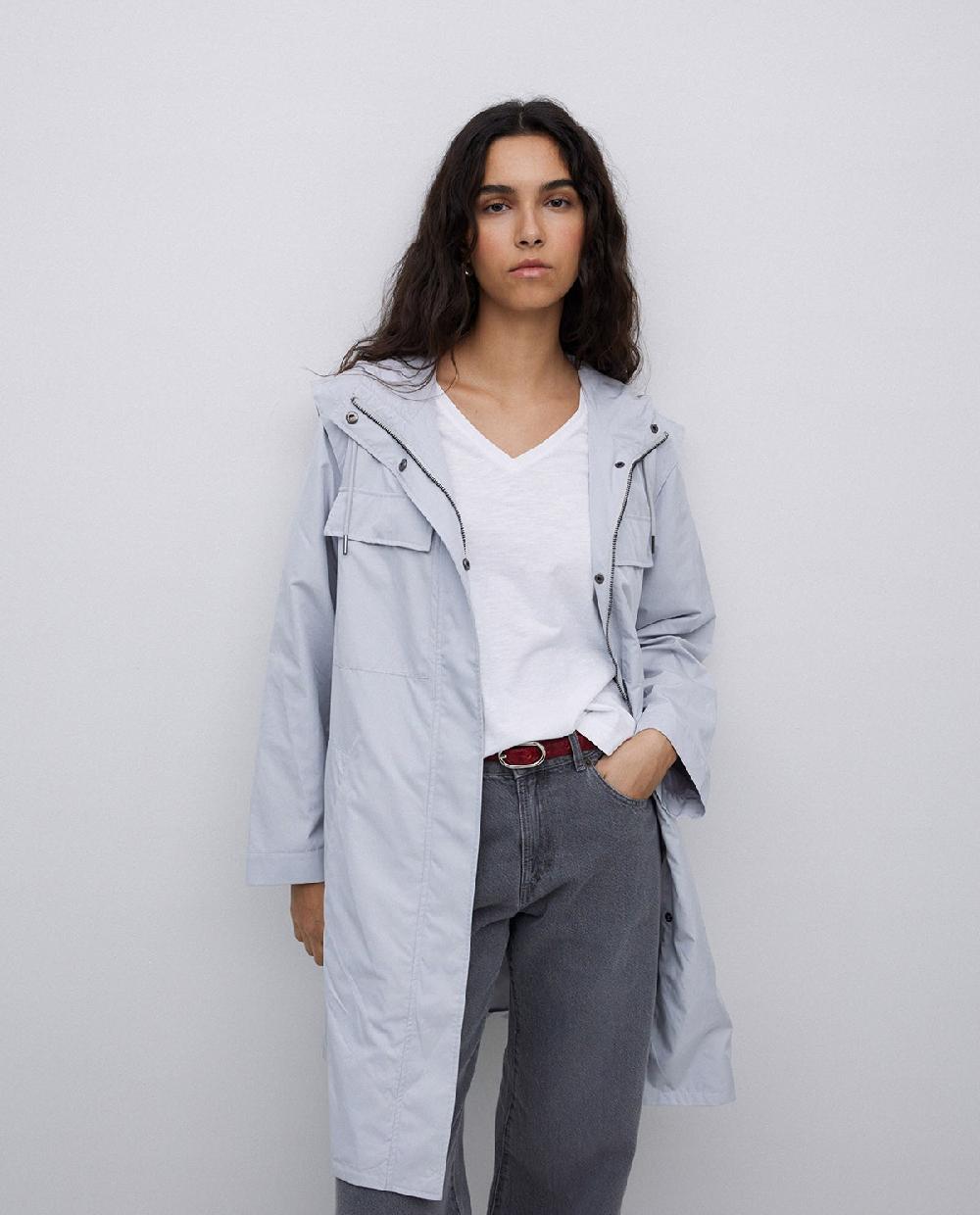 yerse Chaqueta water repellent capucha gris Precios de Black Friday