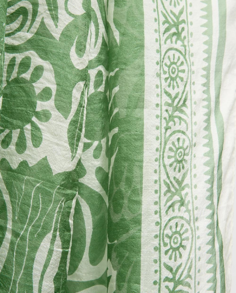 yerse Pañuelo Seda verde Última moda
