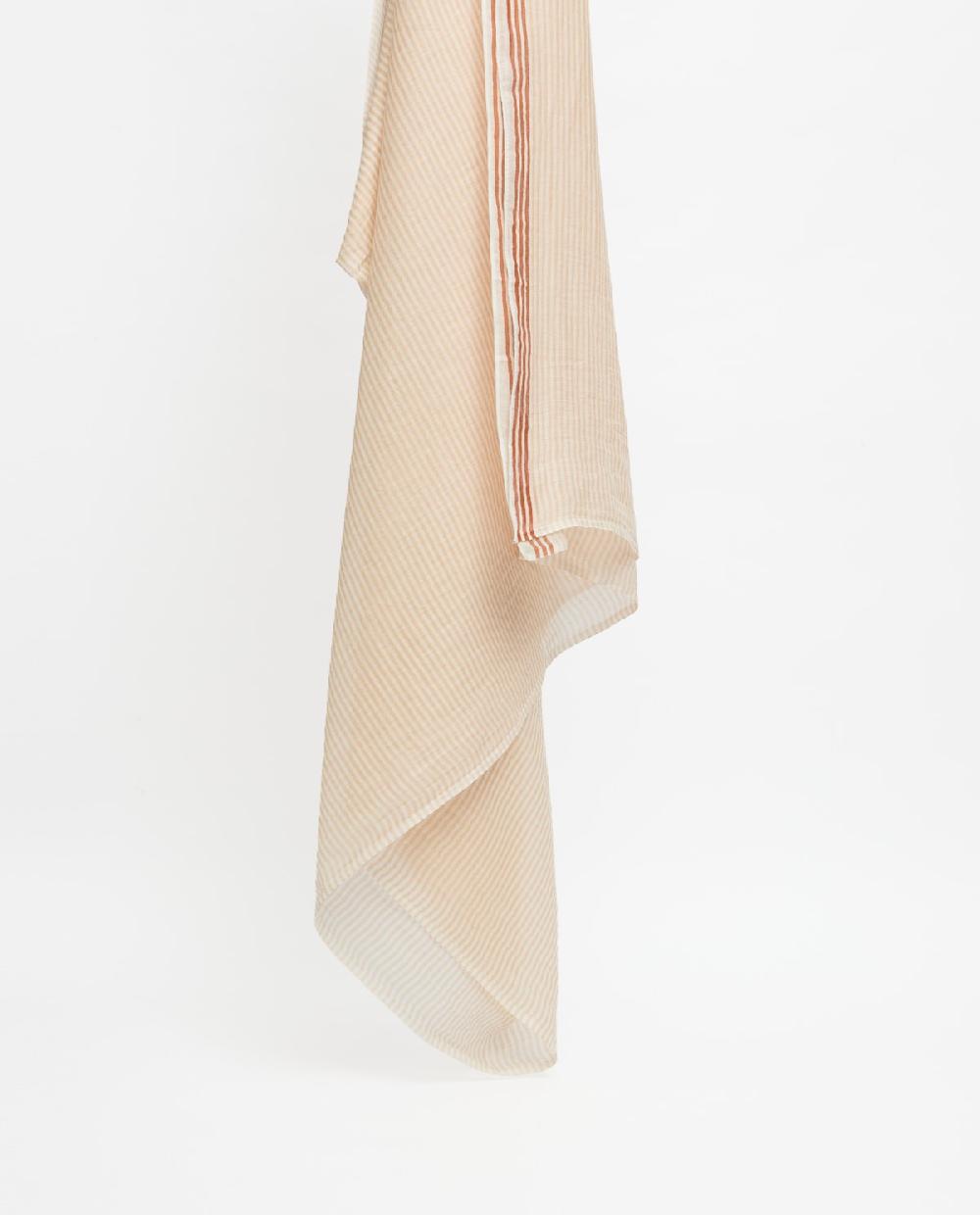 yerse Fular algodón rayas beige Descuento por venta flash