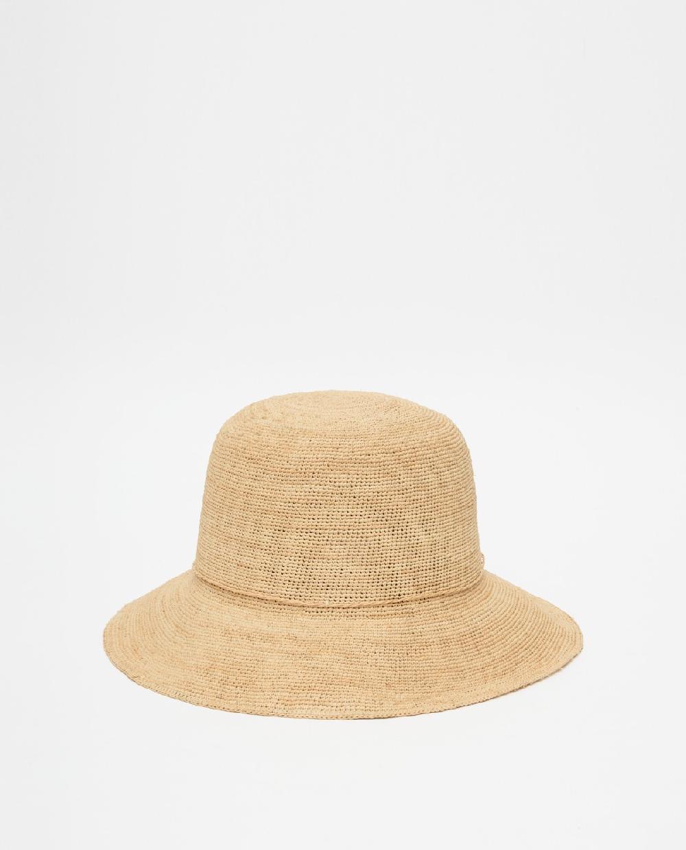 yerse Sombrero handmade rafia camel Devoluciones gratuitas