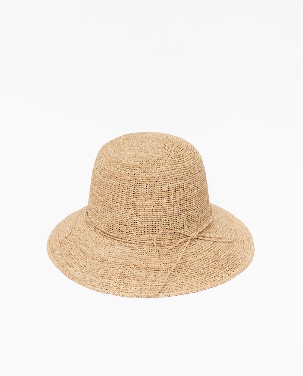 yerse Sombrero handmade rafia camel Devoluciones gratuitas