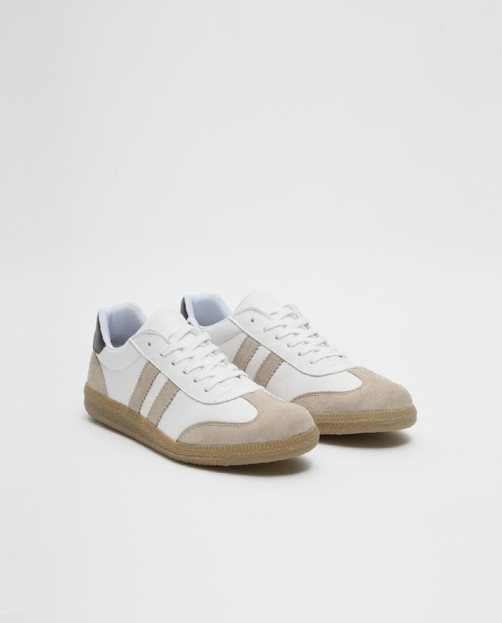 yerse Deportivas de piel blanco Rebajas baratas