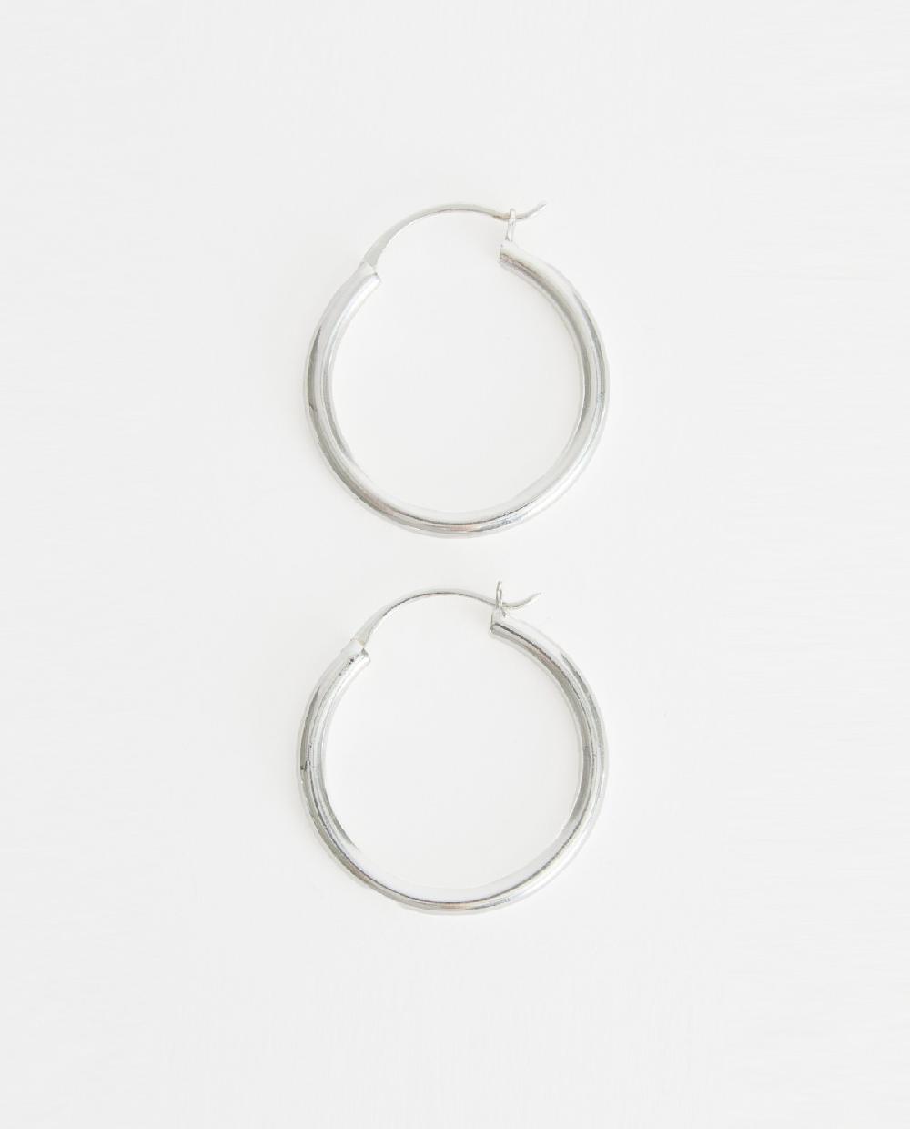 yerse Pendientes aro plateado Tienda