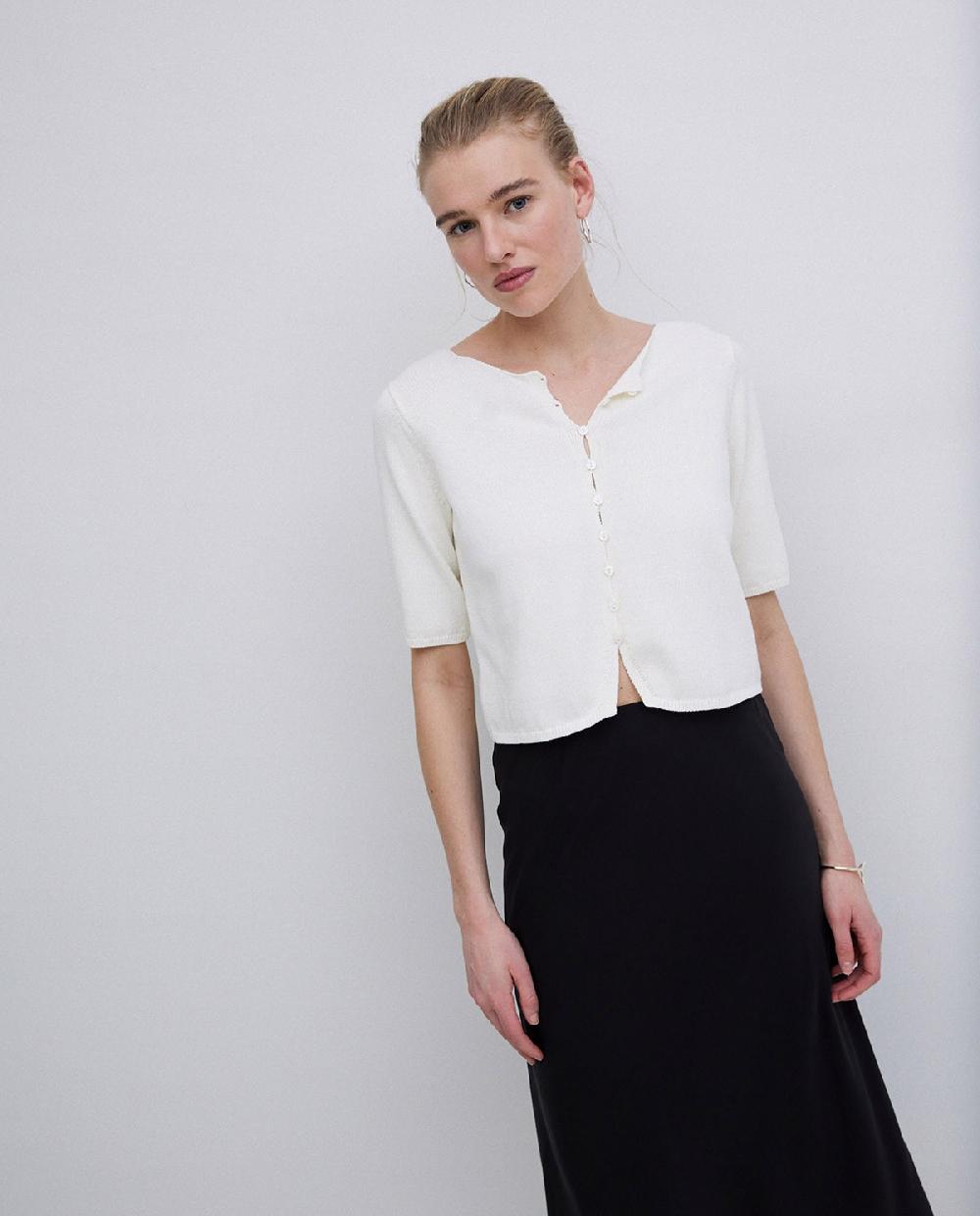 yerse Falda midi tencel negro Oferta especial de fábrica