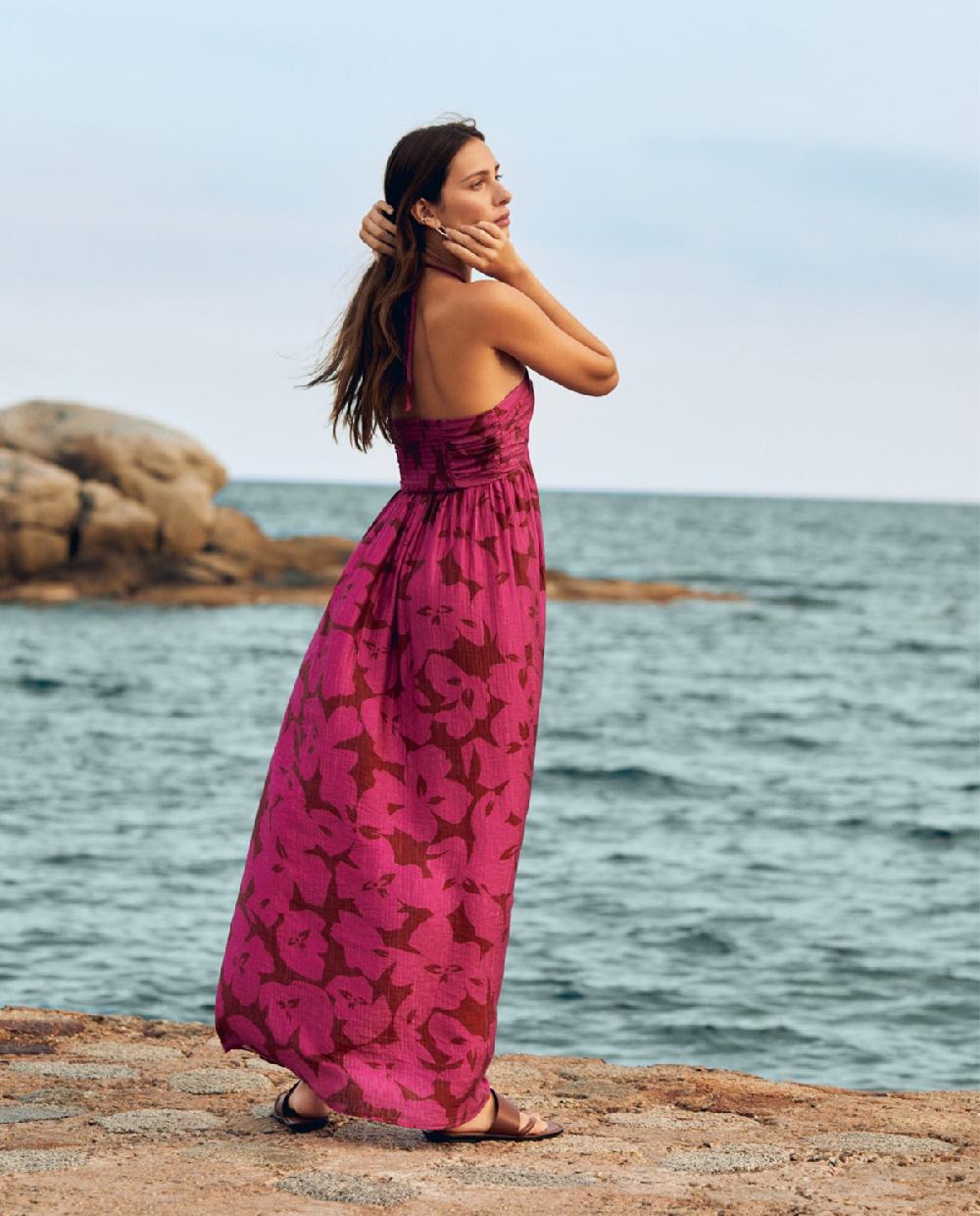 yerse Vestido largo estampado Flores Último día