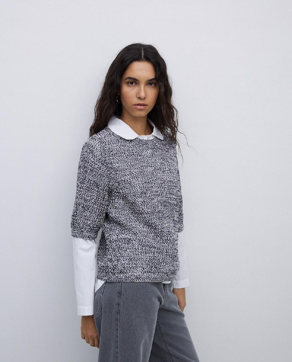 yerse Jersey calado azul oscuro Libre de impuestos