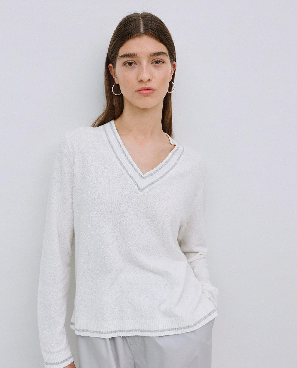 yerse Jersey cuello polo gris