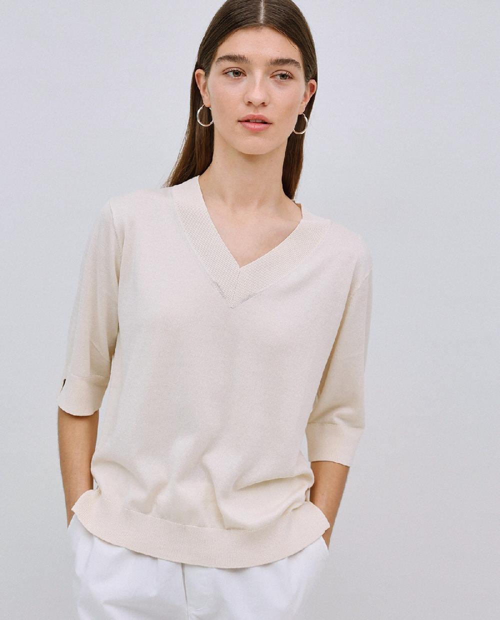 yerse Jersey manga corta blanco roto Rebajas