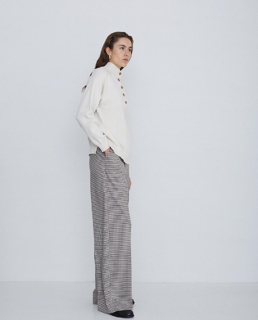 yerse Pantalones wide leg gris claro Promoción trimestral