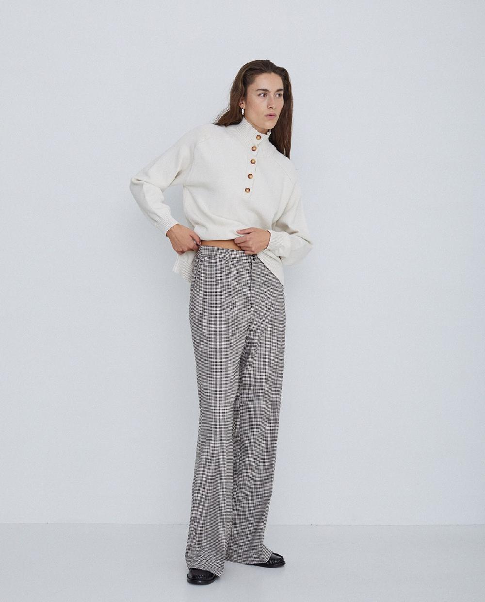 yerse Pantalones wide leg gris claro Promoción trimestral