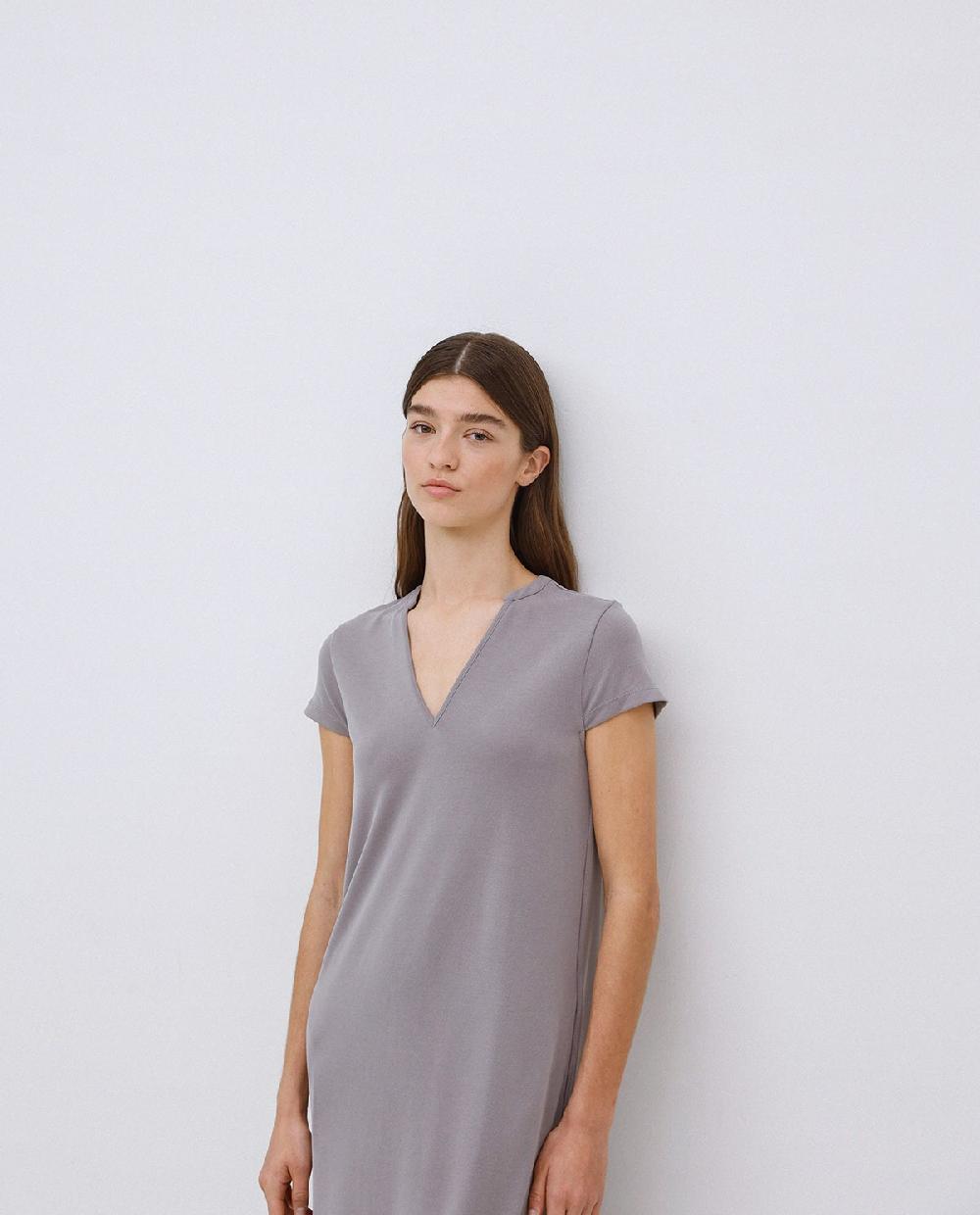 yerse Vestido midi manga japonesa gris Los más vendidos