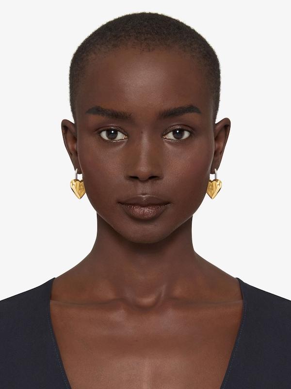 Givenchy Heart Lock earrings in metal ÚLTIMAS EDICIONES