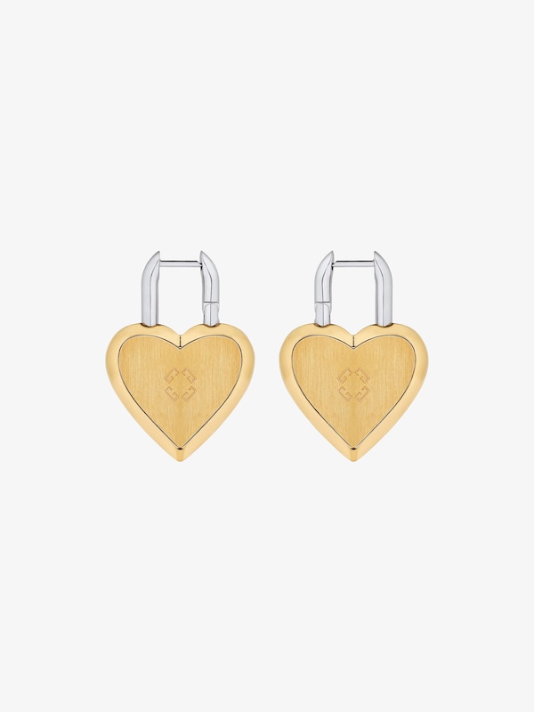 Givenchy Heart Lock earrings in metal ÚLTIMAS EDICIONES