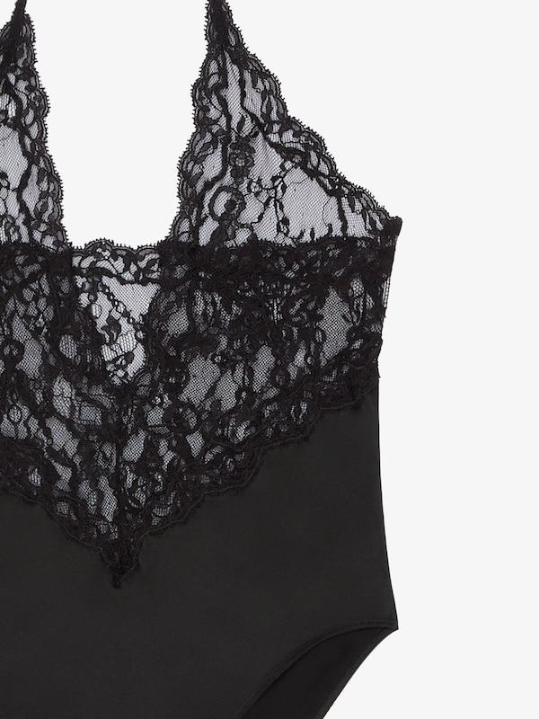 Givenchy Bodysuit in chandelier lace and jersey Envío internacional gratuito