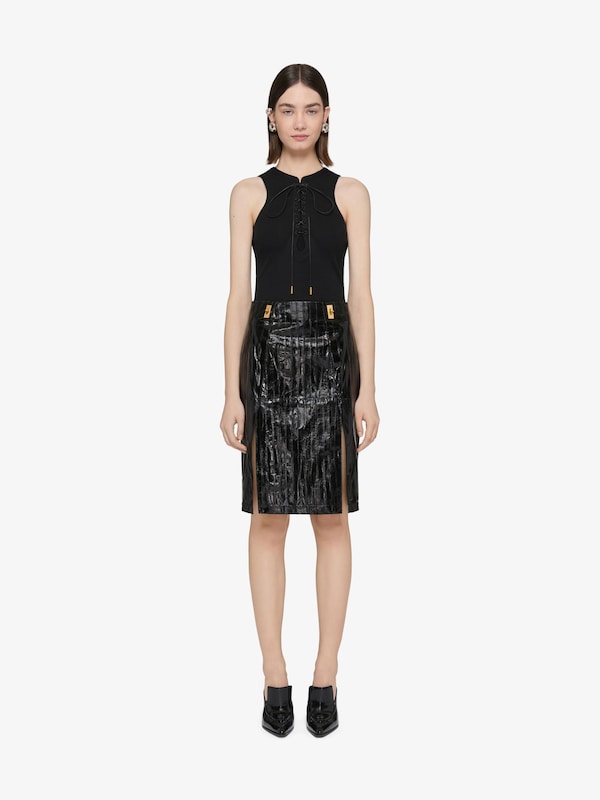 Givenchy Skirt in leather Tienda de fábrica