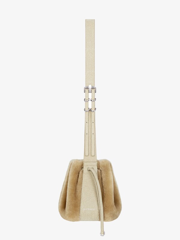 Givenchy Small Pumpkin bag in shearling Libre de impuestos