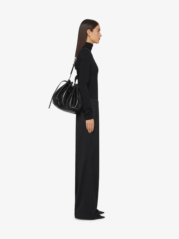 Givenchy Medium Pumpkin bag in crackled patent leather Oferta exclusiva