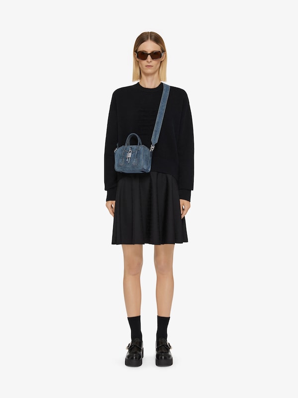 Givenchy Antigona Toy Lock bag in washed denim Devoluciones gratuitas