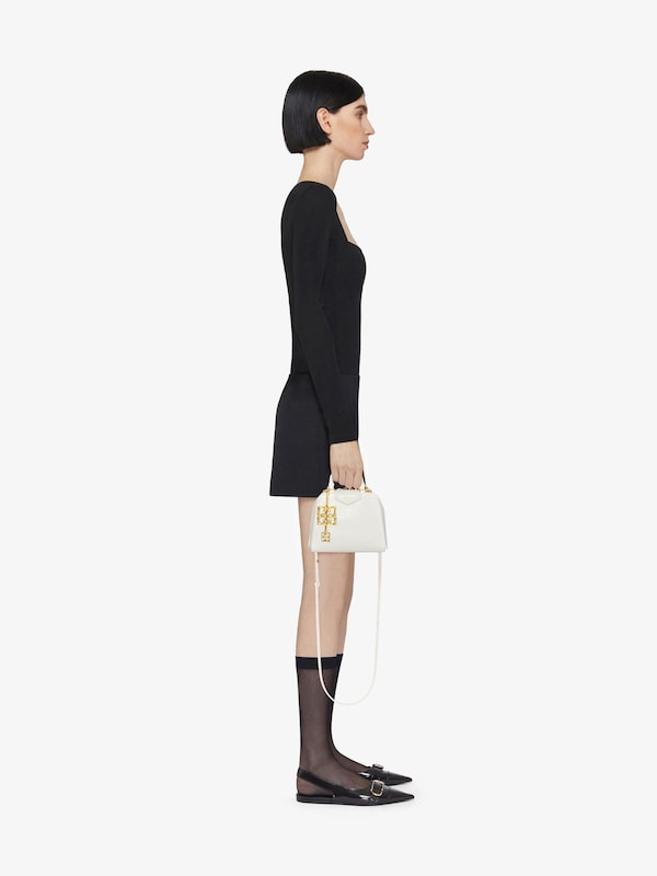 Givenchy Nano Antigona Cube bag in leather with charm Outlet