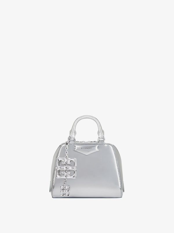 Givenchy Nano Antigona Cube bag in laminated leather with charm Outlet online
