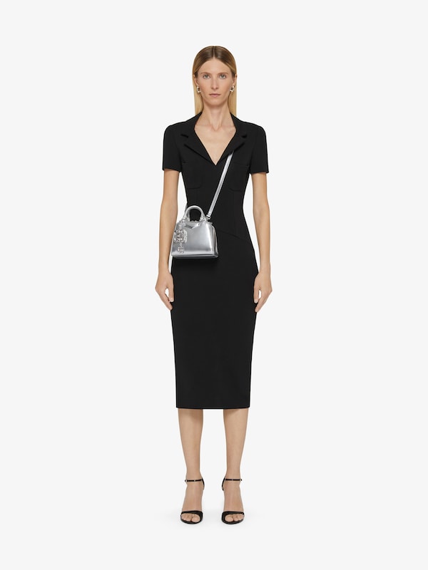 Givenchy Nano Antigona Cube bag in laminated leather with charm Outlet online