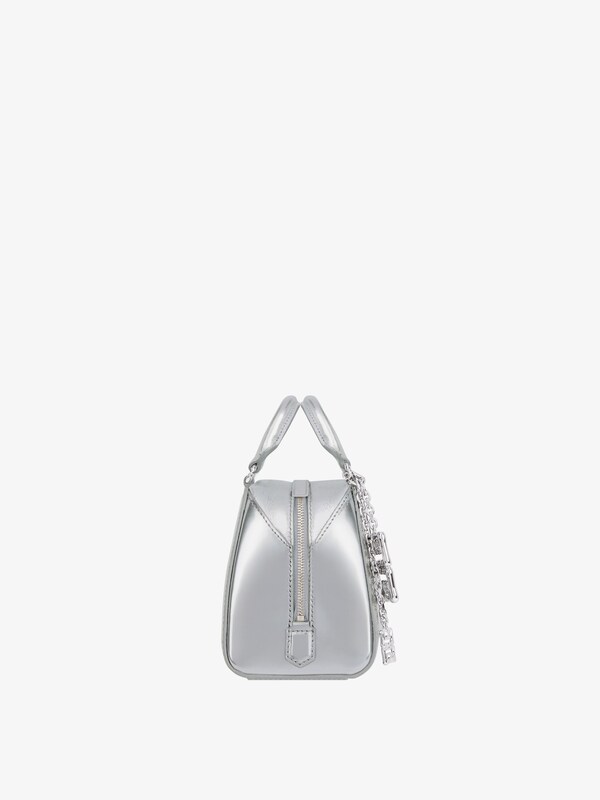 Givenchy Nano Antigona Cube bag in laminated leather with charm Outlet online