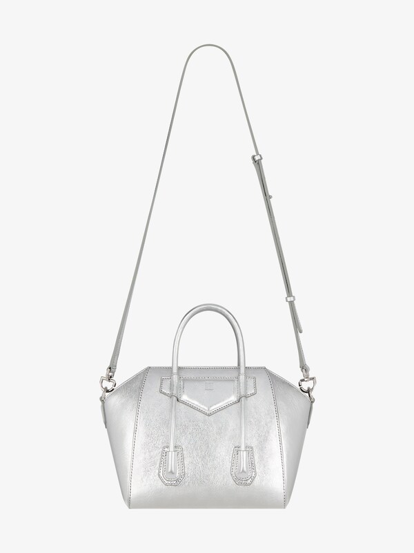 Givenchy Mini Antigona Lock bag in metallized leather Ofertas