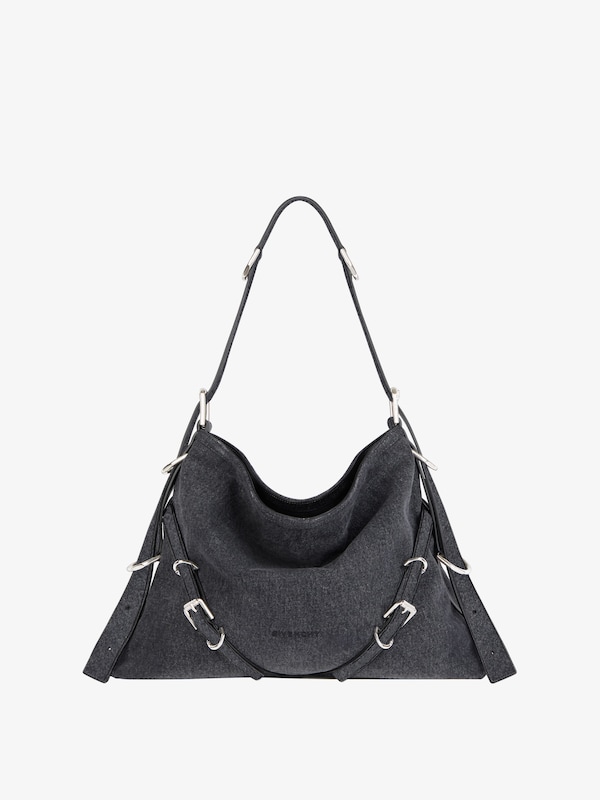 Givenchy Medium Voyou bag in denim Rebajas online