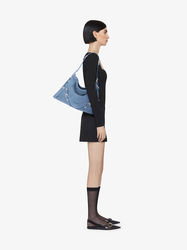 Givenchy Medium Voyou bag in denim Envío gratis