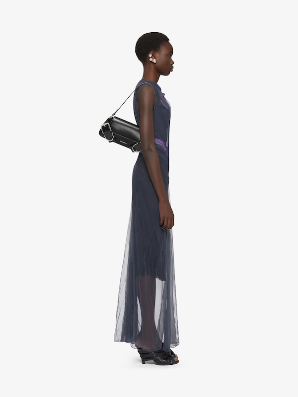 Givenchy Voyou Shoulder Flap bag in Box leather Liquidación