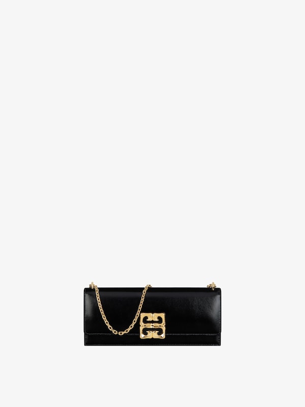 Givenchy 4G Liquid Clutch bag in Box leather