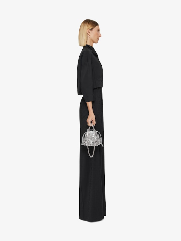 Givenchy Mini Pumpkin bag in leather with embroidered pearls Libre de impuestos