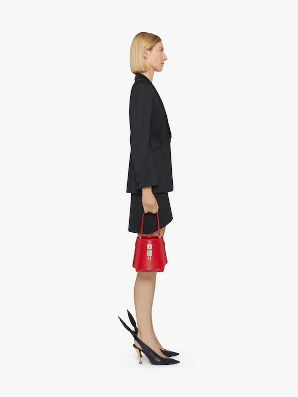 Givenchy Shark Lock bucket bag in Box leather Grandes ahorros