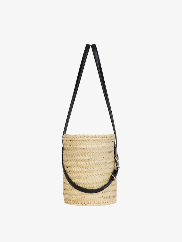 Givenchy Small Voyou basket bag in raffia Liquidación