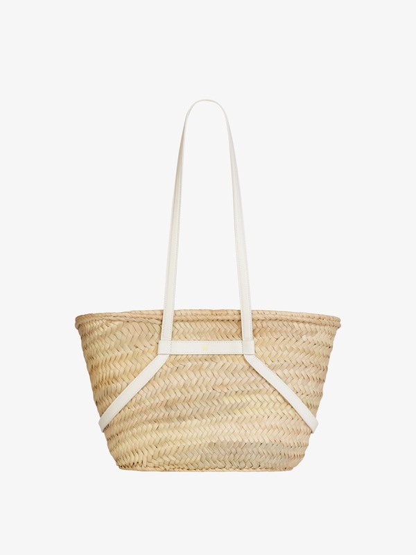 Givenchy Small Voyou basket bag in raffia Mejor oferta