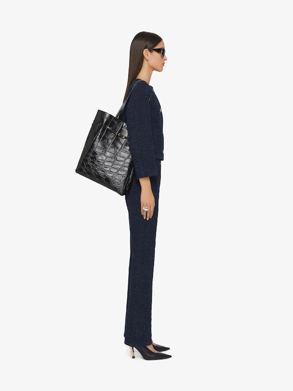 Givenchy Medium Voyou tote bag in crocodile effect leather Últimos 3 días