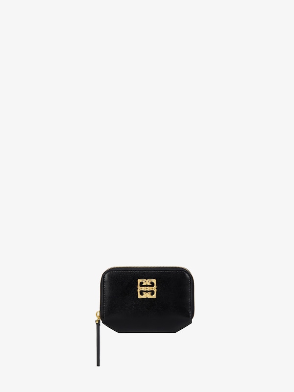 Givenchy 4G Liquid zipped wallet in Box leather