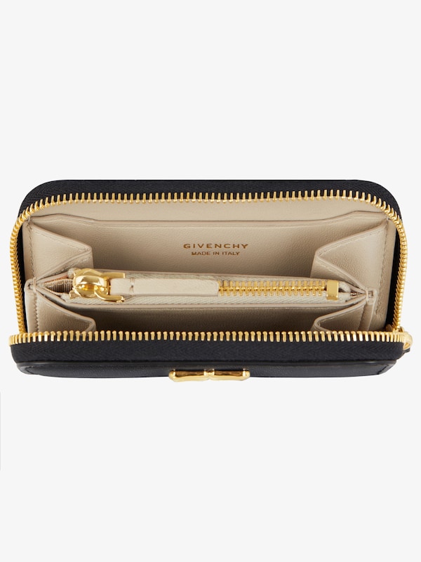 Givenchy 4G Liquid zipped wallet in Box leather Últimos 2 días