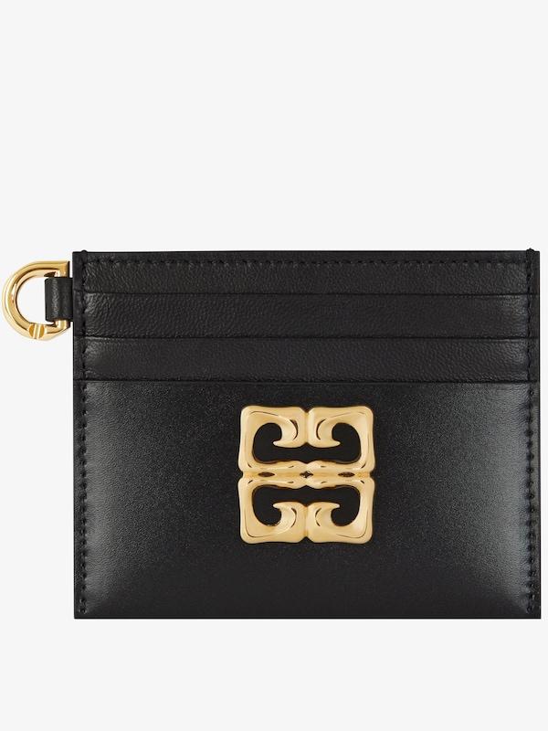 Givenchy 4G Liquid card holder in Box leather Último día