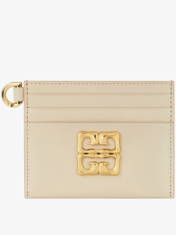 Givenchy 4G Liquid card holder in Box leather Grandes descuentos