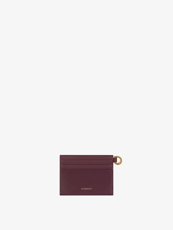 Givenchy 4G Liquid card holder in Box leather Tienda de fábrica